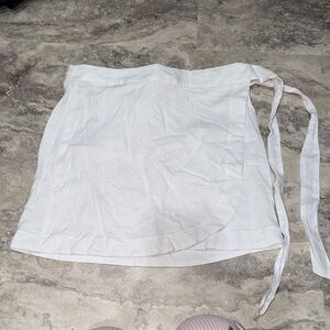 Fabletics White Women's Swim Coverup Wrap Skirt